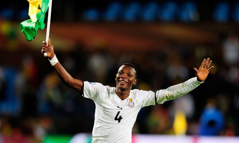 Flashback: John Paintsil displaying Ghana flag during the German 2006 World Cup Paintsil:I chose Liberty over Hearts, Kotoko for their style