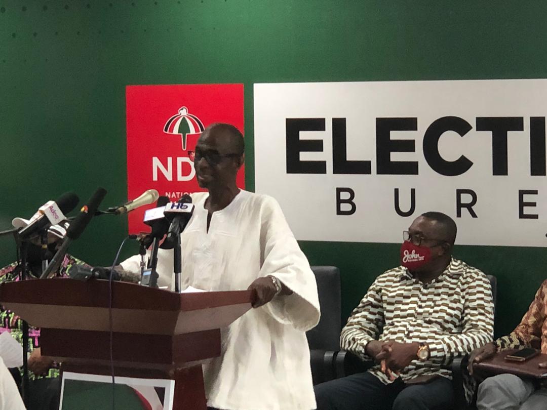 NDC insists on winning 141 Parliamentary seats and reiterates why EC cannot meet 24hr declaration deadline [VIDEO]