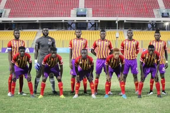 Hearts of Oak line up Hearts of Oak line up