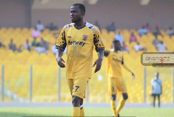 Appiah Maccarthy was on target for AshantiGold Appiah Maccarthy was on target for AshantiGold