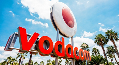 A Vodacom logo sits on display outside the Vodacom World mall, operated by Vodacom Group Ltd., in the Midrand district of Johannesburg. Photographer: Waldo Swiegers/Bloomberg , Photographer: Waldo Swiegers/Bloomberg