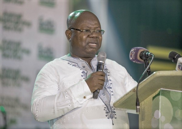 Dr John Kofi Mensah speaking at the bank’s thanksgiving service Dr John Kofi Mensah speaking at the bank’s thanksgiving service