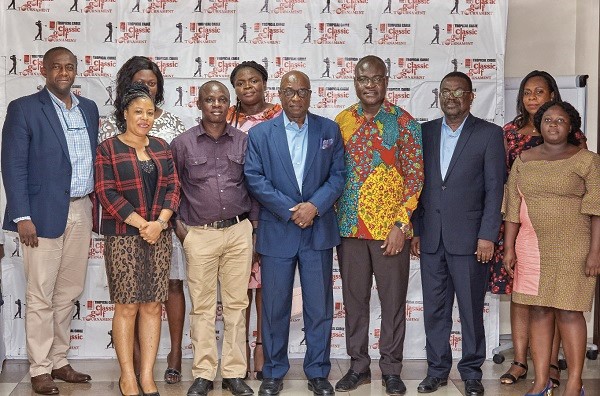 Prof. Alex Dodoo (3rd right), Director General, Ghana Standards Authority, and Mr Tony Oteng-Gyasi, Managing Director, Tropical Cable and Conductor Limited (TCCL), with some of the award winners and the executives of the company after the awards event in Tema Prof. Alex Dodoo (3rd right), Director General, Ghana Standards Authority, and Mr Tony Oteng-Gyasi, Managing Director, Tropical Cable and Conductor Limited (TCCL), with some of the award winners and the executives of the company after the awards event in Tema