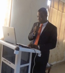 Mr Martin Sumani Daanko (inset) addressing the participants Mr Martin Sumani Daanko (inset) addressing the participants