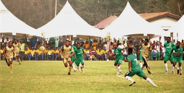 A scene from the game between University of Ghana and GIMPA A scene from the game between University of Ghana and GIMPA