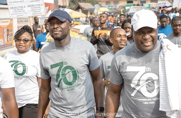 Mr Haford Siaw (middle) leading the Accra team Mr Haford Siaw (middle) leading the Accra team
