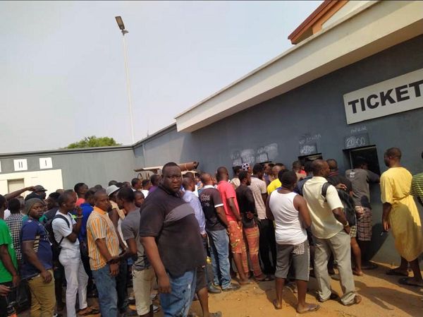 VIDEO: Thousands throng Accra Stadium for Hearts-Kotoko clash