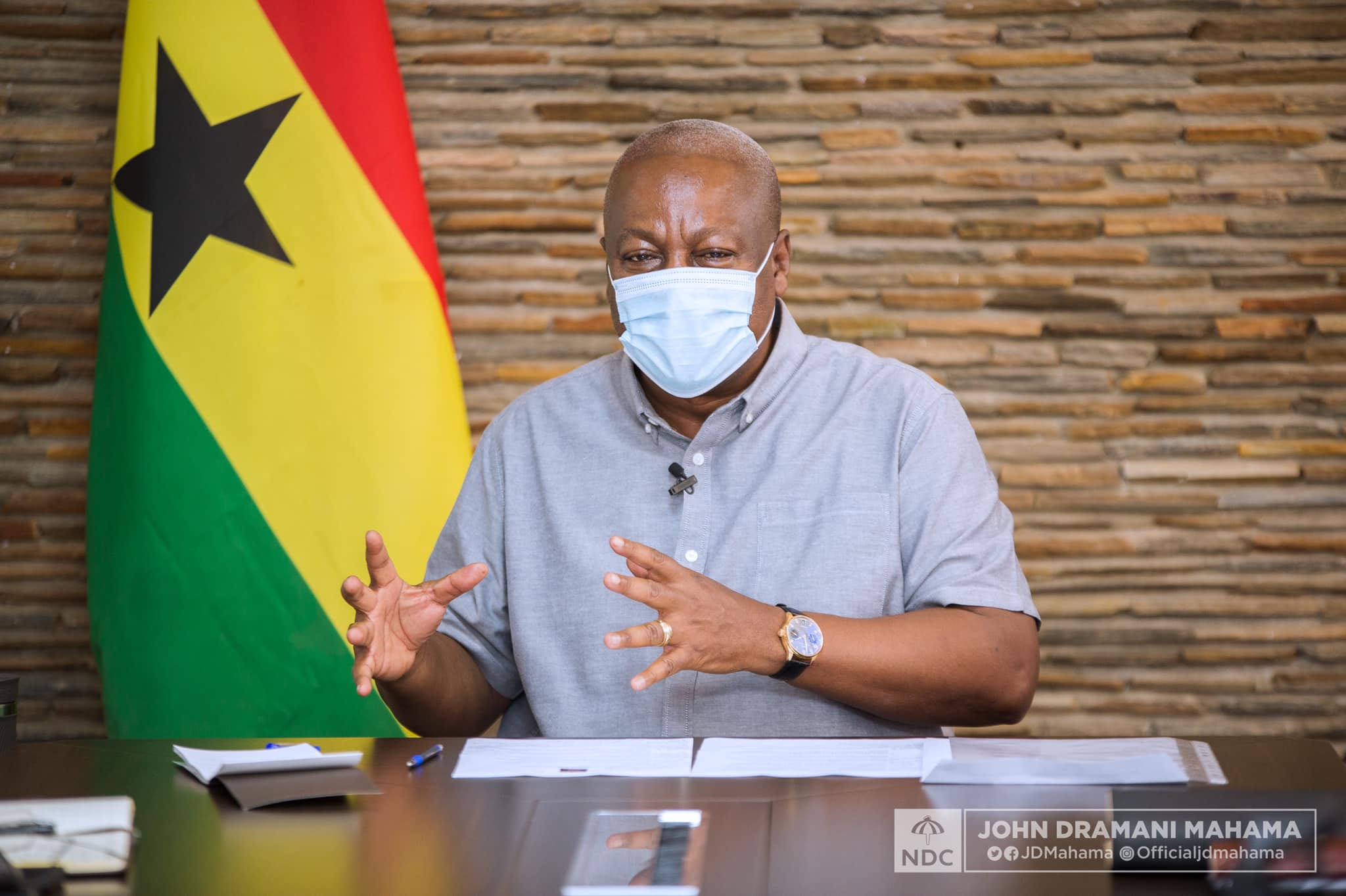 Mahama accuses Akufo-Addo of discriminatory use of military in voter registration Mahama accuses Akufo-Addo of discriminatory use of military in voter registration
