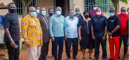 GFA delegation visit the family of the late Kwasi Owusu GFA delegation visit the family of the late Kwasi Owusu