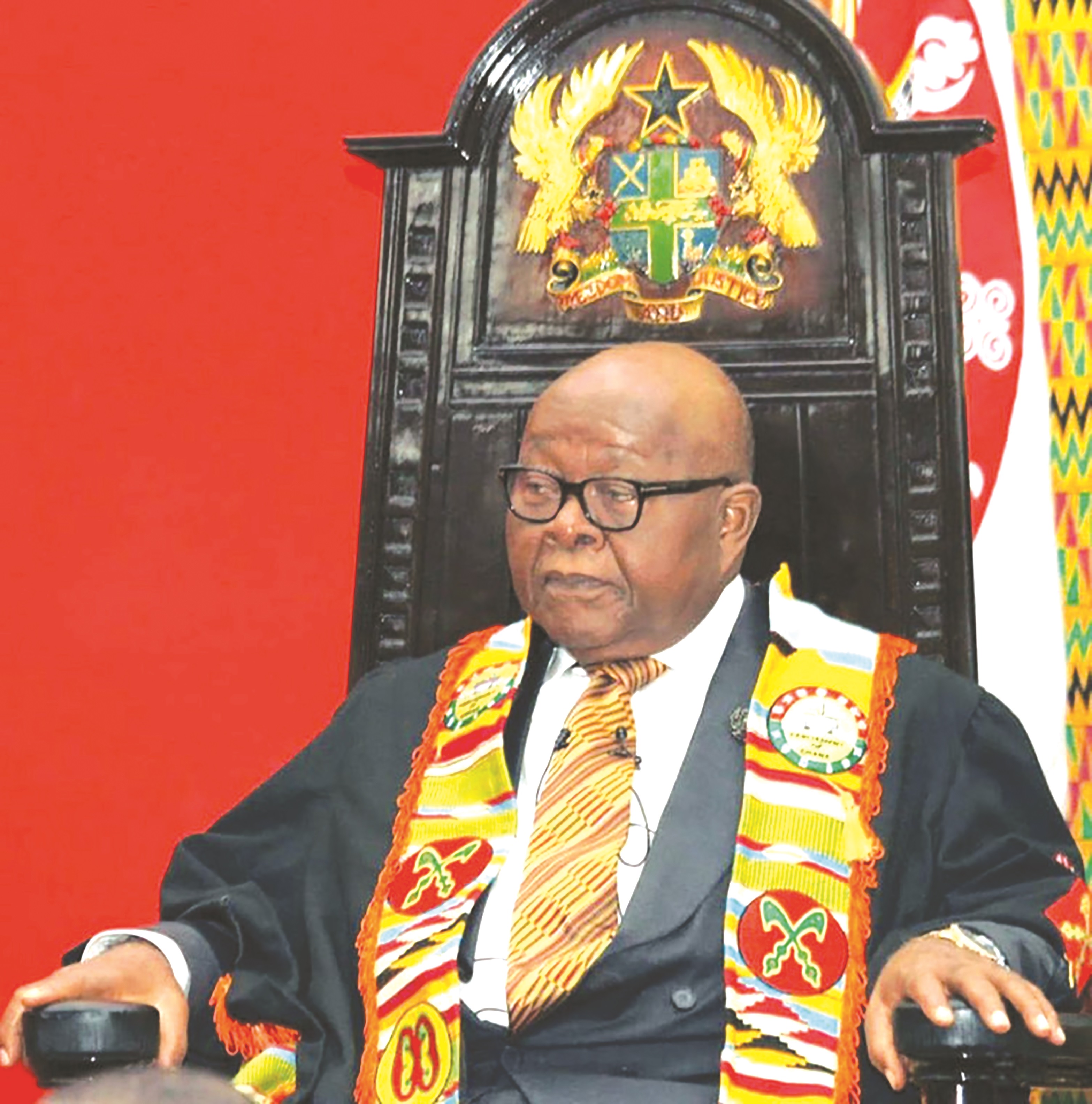 Rt. Hon. Prof Aaron Mike Oquaye, is the Speaker of Parliament. As Speaker, he is considered the first officer of Parliament Role of the leadership in Parliament