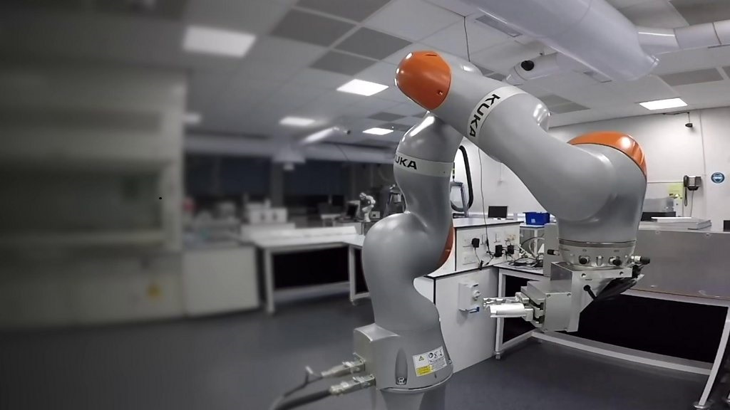 LIBRARY PHOTO A car-building robot is being adapted to conduct up to 700 socially distanced lab-based Covid-19 experiments a week.