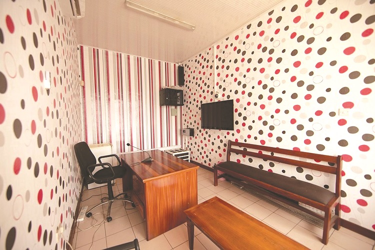 A side room where the victim sits away from the suspected perpetrator to testify to the hearing of people in the main court. Child-friendly court tries 249 defilement cases since 2018