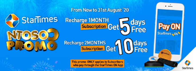 StarTimes rewards customers with “Ntosoɔ” Promo