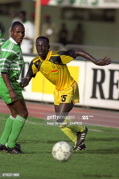 Prince Polley in action during his ays with Black Stars Captain’s band rift robbed us of Senegal '92 trophy - Polley
