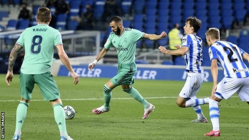VIDEO: Real Madrid go top with Sociedad win VIDEO: Real Madrid go top with Sociedad win
