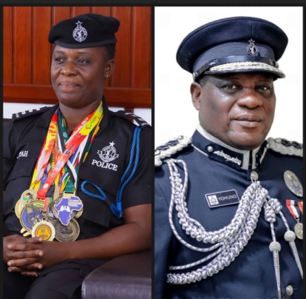 IGP promotes armwrestling champion Grace Minta IGP promotes armwrestling champion Grace Minta