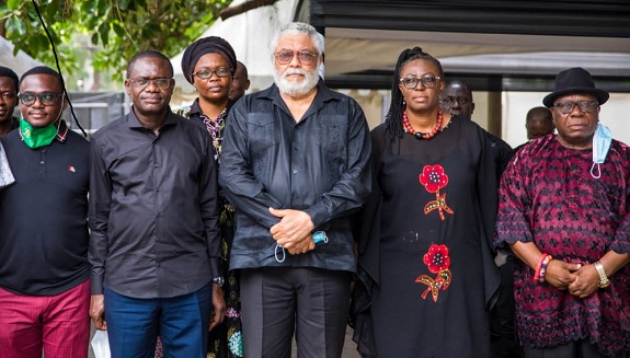 Dr Siaw Agyepong mourns with Rawlings' family