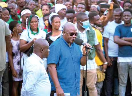 Mahama promises to pay all Menzgold customers