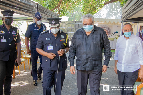 Police Chiefs, Electoral Commission console Rawlings