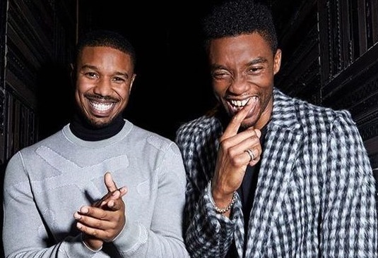 Michael B. Jordan pays emotional tribute to Black Panther co-host Chadwick Boseman