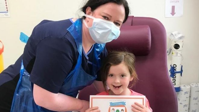 Rachel Murray, seven, took part in the trial. PHOTO CREDIT: QUEEN'S UNIVERSITY BELFAST Rachel Murray, seven, took part in the trial. PHOTO CREDIT: QUEEN'S UNIVERSITY BELFAST