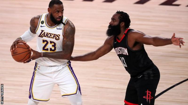 LeBron James scored 29 points as the Lakers wrapped up a 4-1 series win over the Houston Rockets NBA play-offs: LeBron James stars as Los Angeles Lakers reach Western Conference final