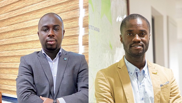 Henry Mensah (left) and Dr Riverson Oppong