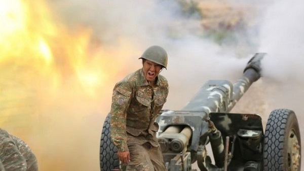 The self-proclaimed authorities in Nagorno-Karabakh say enemy troops have suffered big losses The self-proclaimed authorities in Nagorno-Karabakh say enemy troops have suffered big losses