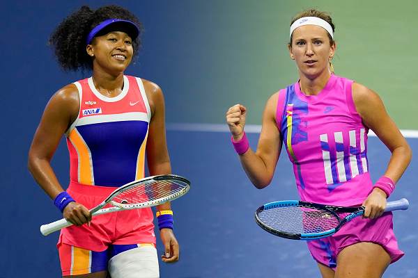 Naomi Osaka and Victoria Azarenka (right) will battle it out in the women's singles final on Saturday US Open final: Naomi Osaka, Vica Azarenka seek third Grand Slam title