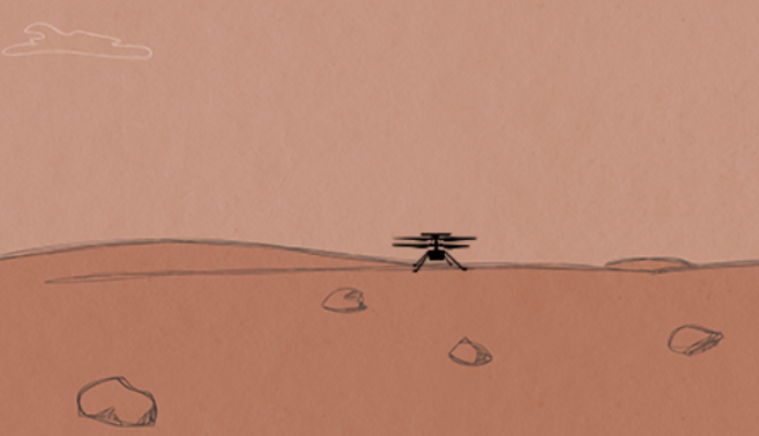 Students can create an Ingenuity helicopter video game with NASA's new learning guide. (Image credit: NASA JPL) Students can create an Ingenuity helicopter video game with NASA's new learning guide. (Image credit: NASA JPL)