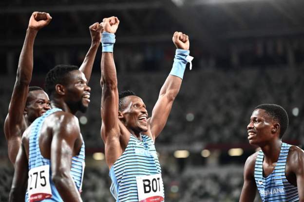 Botswana gifts houses to Olympic bronze medal winners Botswana gifts houses to Olympic bronze medal winners