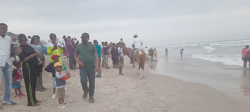 Children were not left out of the activities at the beach Children were not left out of the activities at the beach