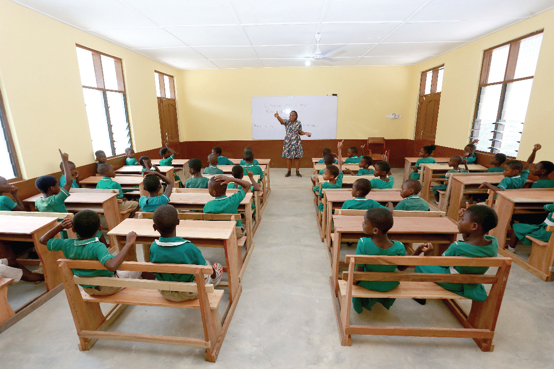 Vivo Energy Ghana renovates school block
