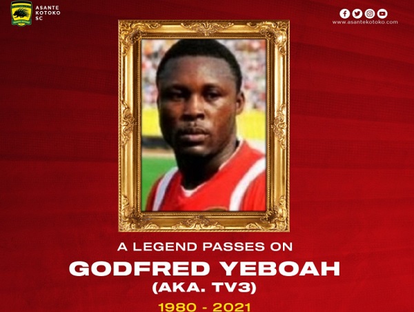 Kotoko eulogise deceased former defender Godfred Yeboah Kotoko eulogise deceased Godfred Yeboah