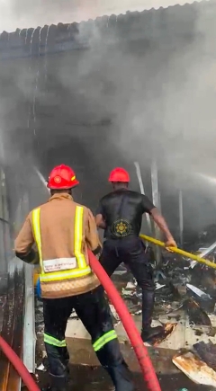 Swift Fire Service response saves buildings in Madina Zongo Junction blaze