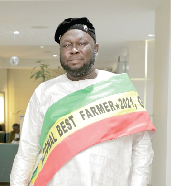 Alhaji Mashud Mohammed — National Best Farmer for 2021 Alhaji Mashud Mohammed — National Best Farmer for 2021
