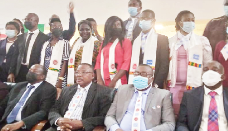 Mr. Rockson Dogbegah, President of CIAMC, with executives of the professional body and some of the graduands Mr. Rockson Dogbegah, President of CIAMC, with executives of the professional body and some of the graduands