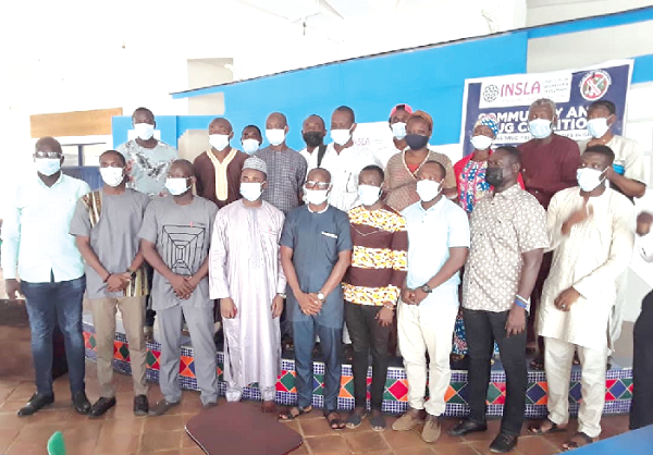 Mr Issah Ali (3rd from left), Programmes Advisor of the Institute of Leadership and Development, with the participants Mr Issah Ali (3rd from left), Programmes Advisor of the Institute of Leadership and Development, with the participants