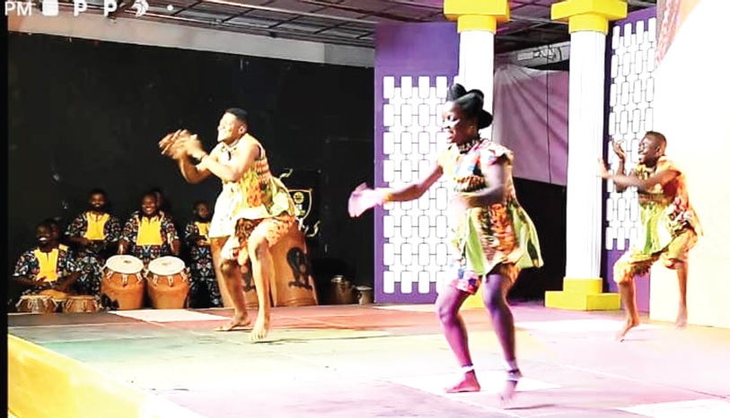 The Efeee Noko group in performance at the Naa Ga-Dangme finale The Efeee Noko group in performance at the Naa Ga-Dangme finale