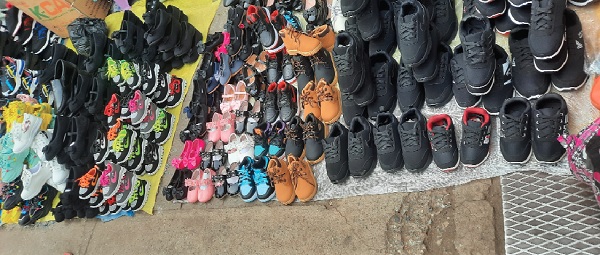 There were shoes for all sizes There were shoes for all sizes