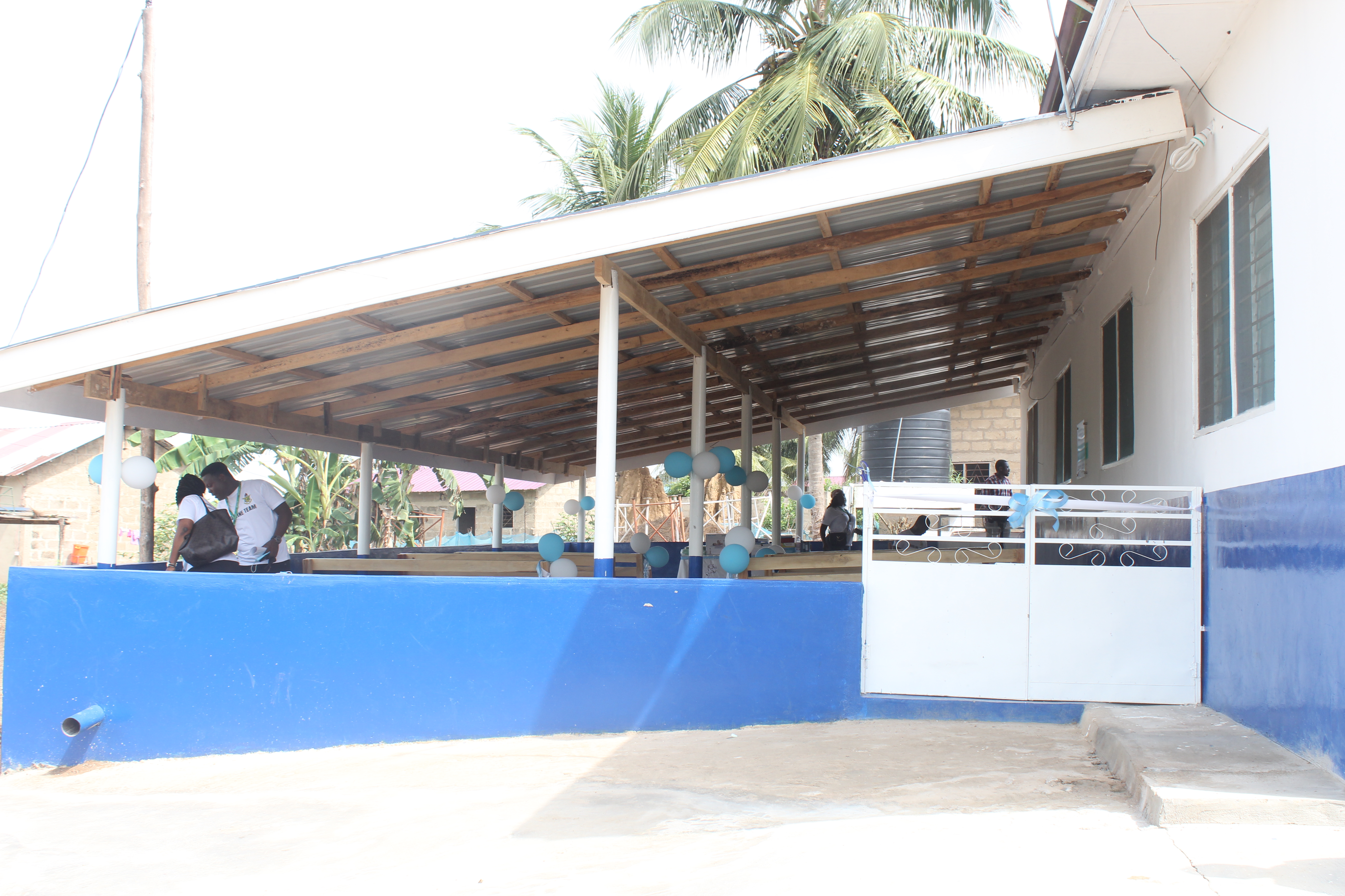 KNUST: 'Ridgeline' students team renovates Hobor CHPS compound