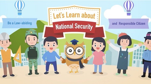 The new education guidelines were announced late on Thursday Hong Kong: Children to be taught about national security law