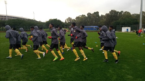Black Starlets players training
