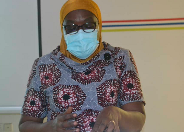 Mrs Nancy Ekyem (right), the Agona West Municipal Director of the Ghana Health Service Mrs Nancy Ekyem (right), the Agona West Municipal Director of the Ghana Health Service