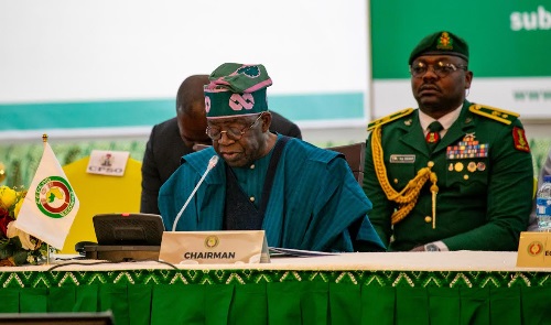 President Bola Ahmed Tinubu of Nigeria, Chairman, ECOWAS