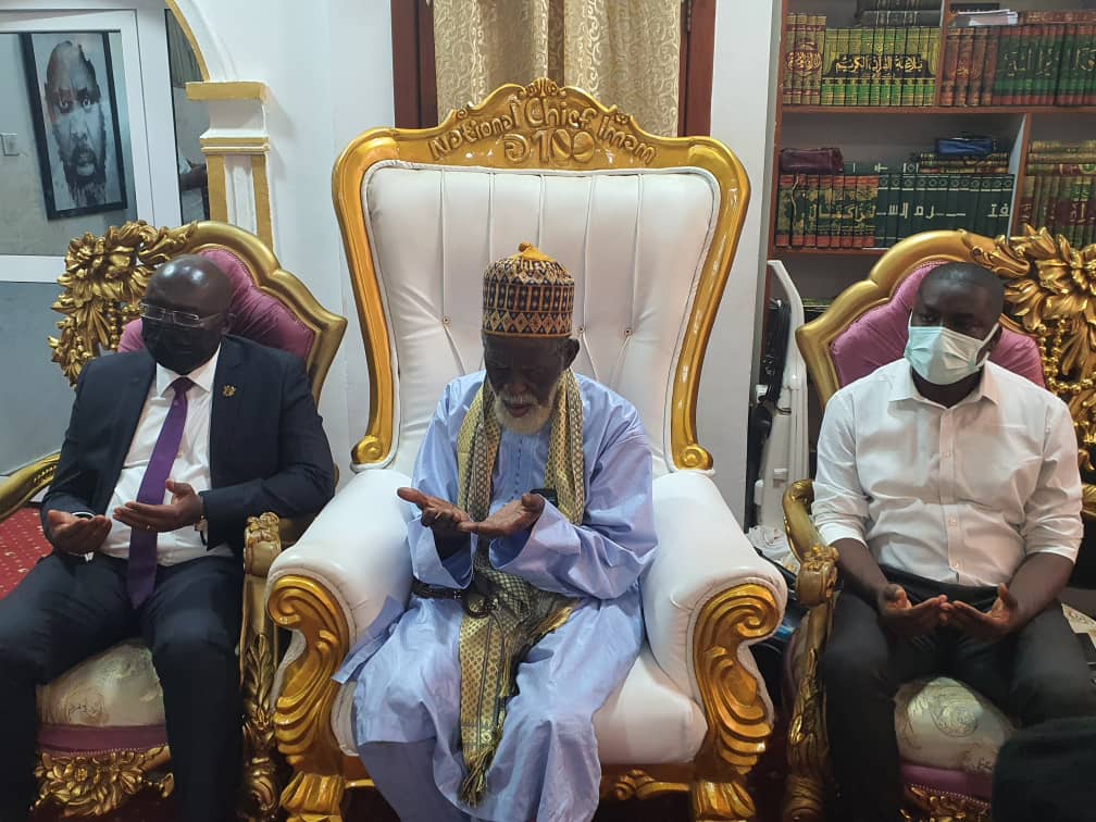 Vice President Bawumia commiserates with National Chief Imam over loss of son