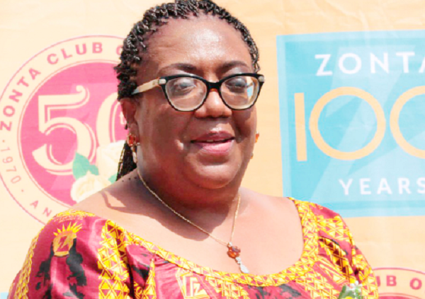 • Dr Lydia Dzane-Selby — President of ZONTA Club of Accra • Dr Lydia Dzane-Selby — President of ZONTA Club of Accra