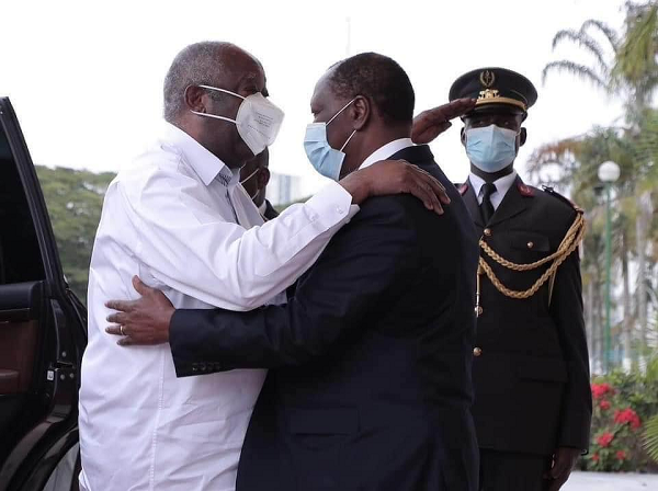 Ivory Coast president and rival in first meeting since civil war