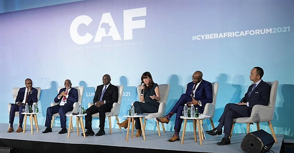 Discussants at the Cyber Africa Forum Discussants at the Cyber Africa Forum
