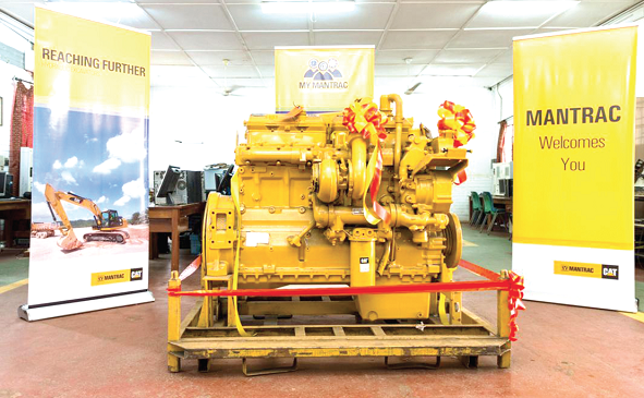 The CAT 3406C engine The CAT 3406C engine